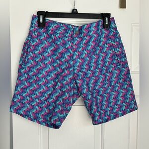 NWOT Mr. Turk Geometric Swim Trunks